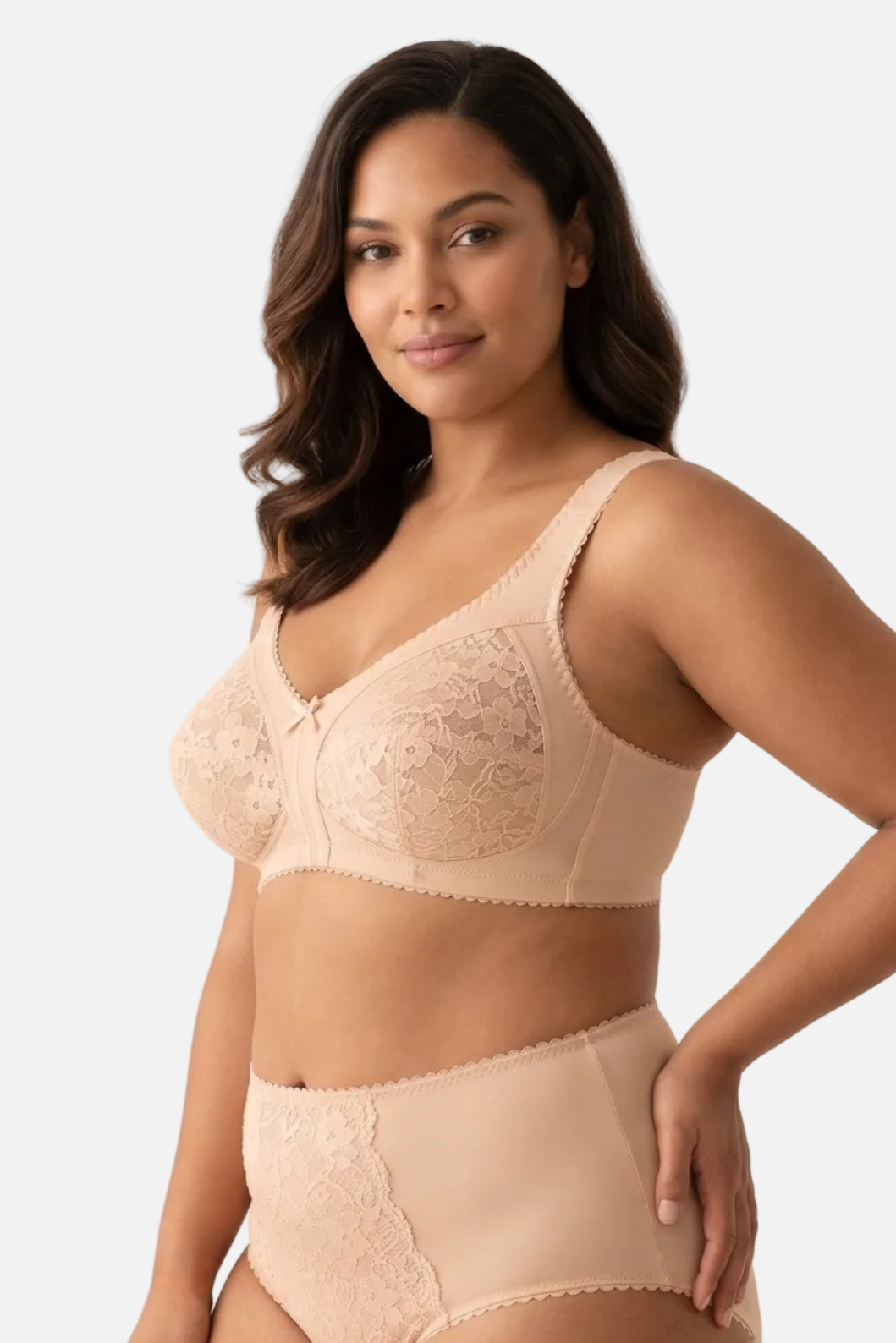 Mila constructive non-wired bra in beige