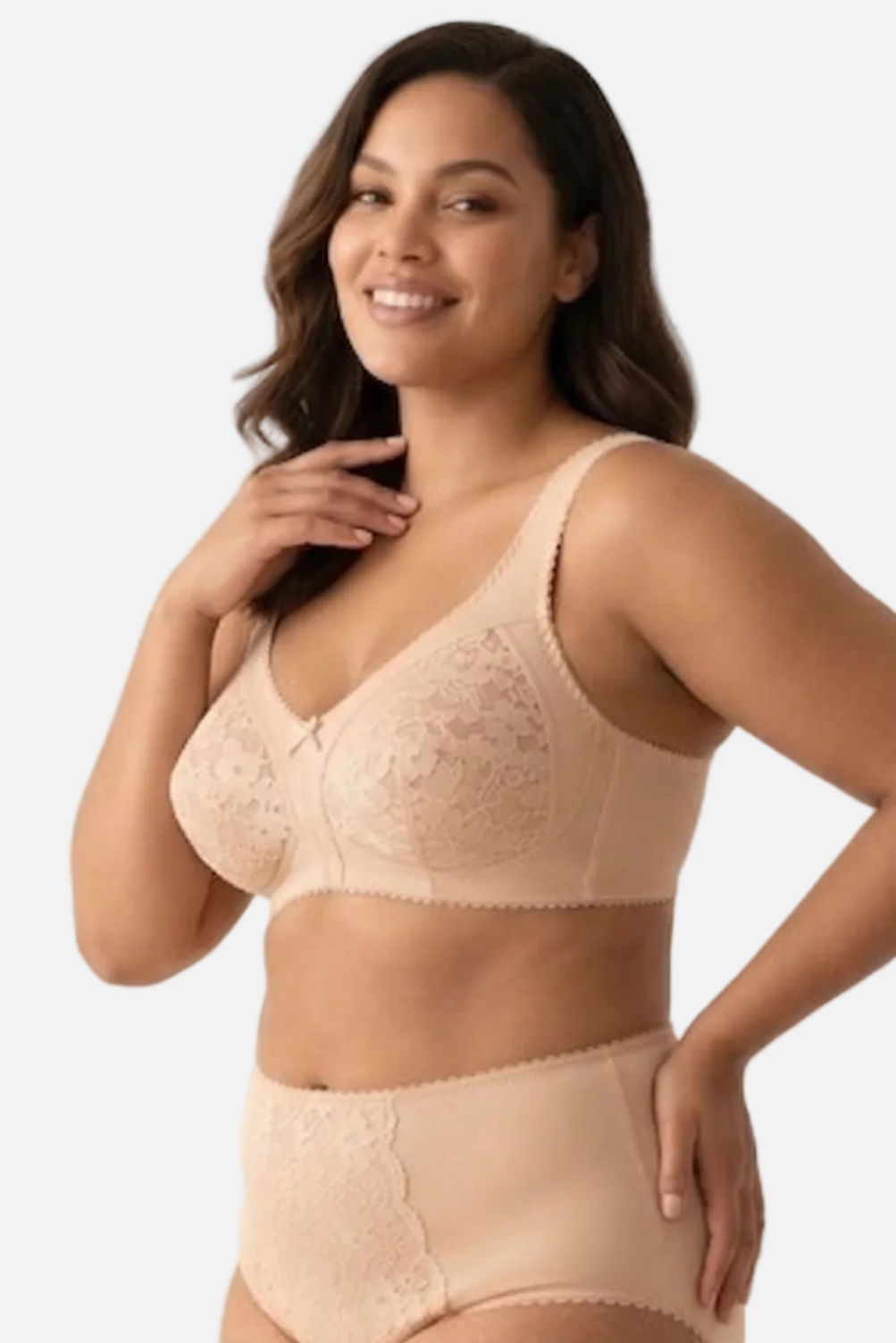 Mila constructive non-wired bra in beige