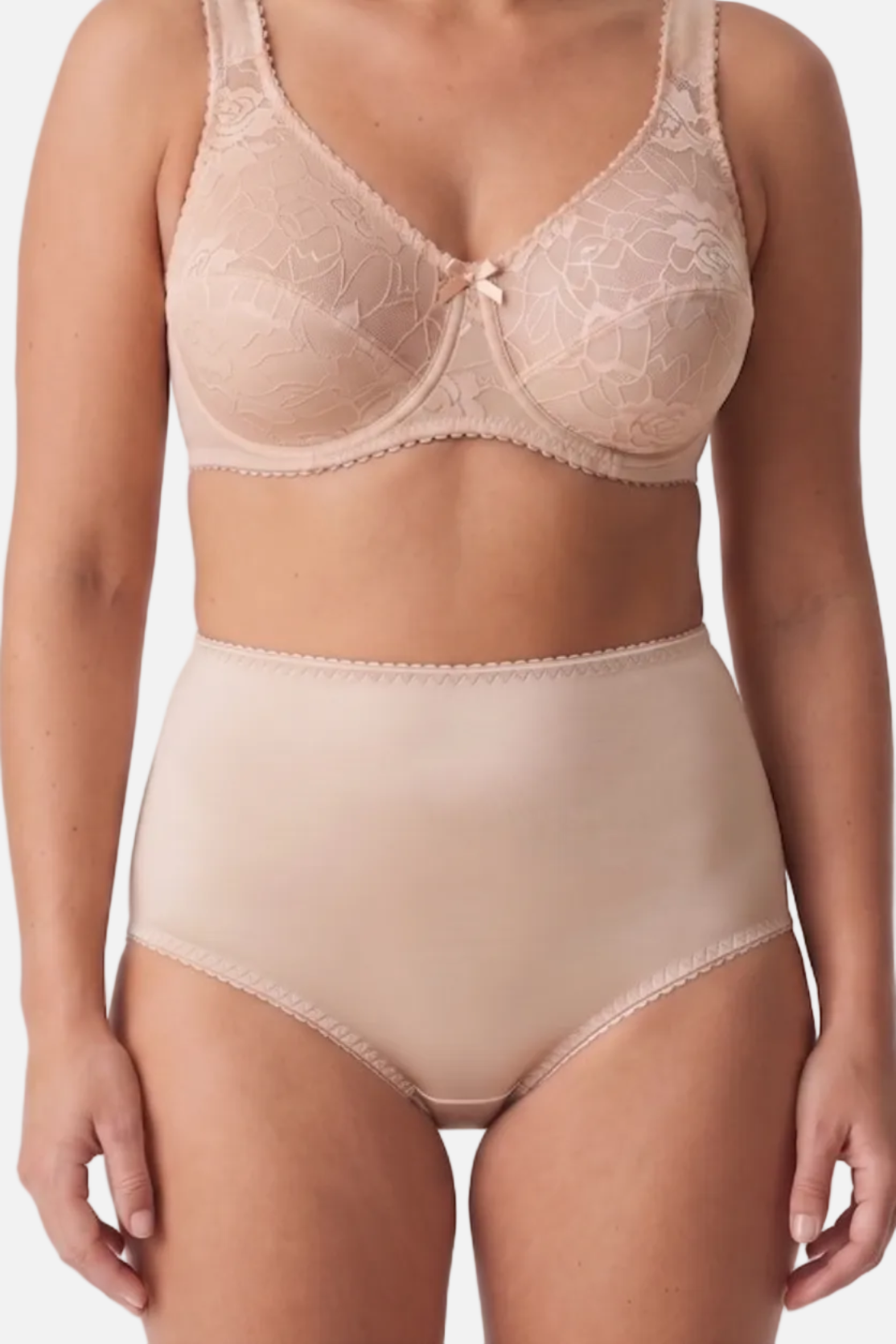 Nira high waist panties in beige