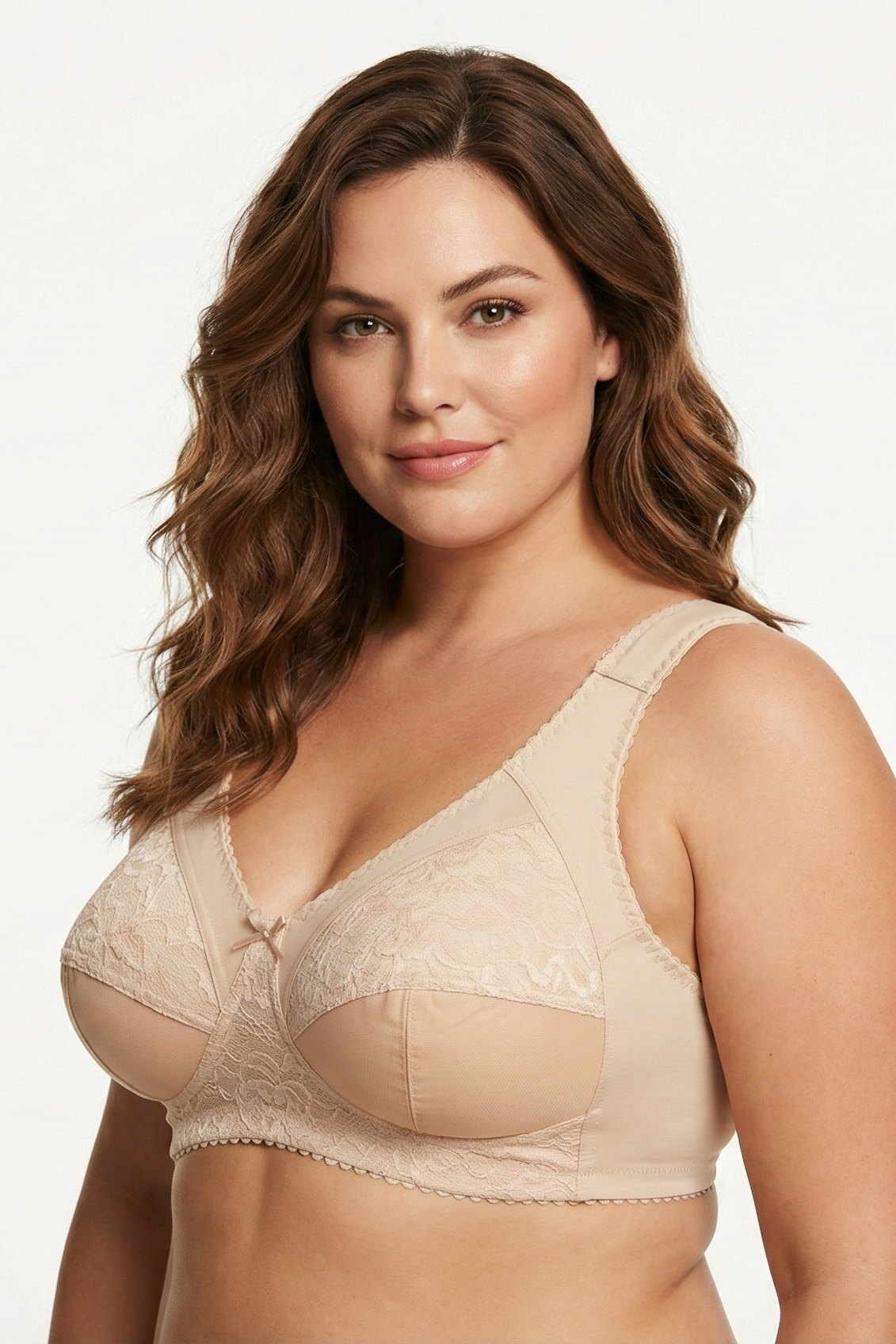 Robyn constructive non-wired bra in beige