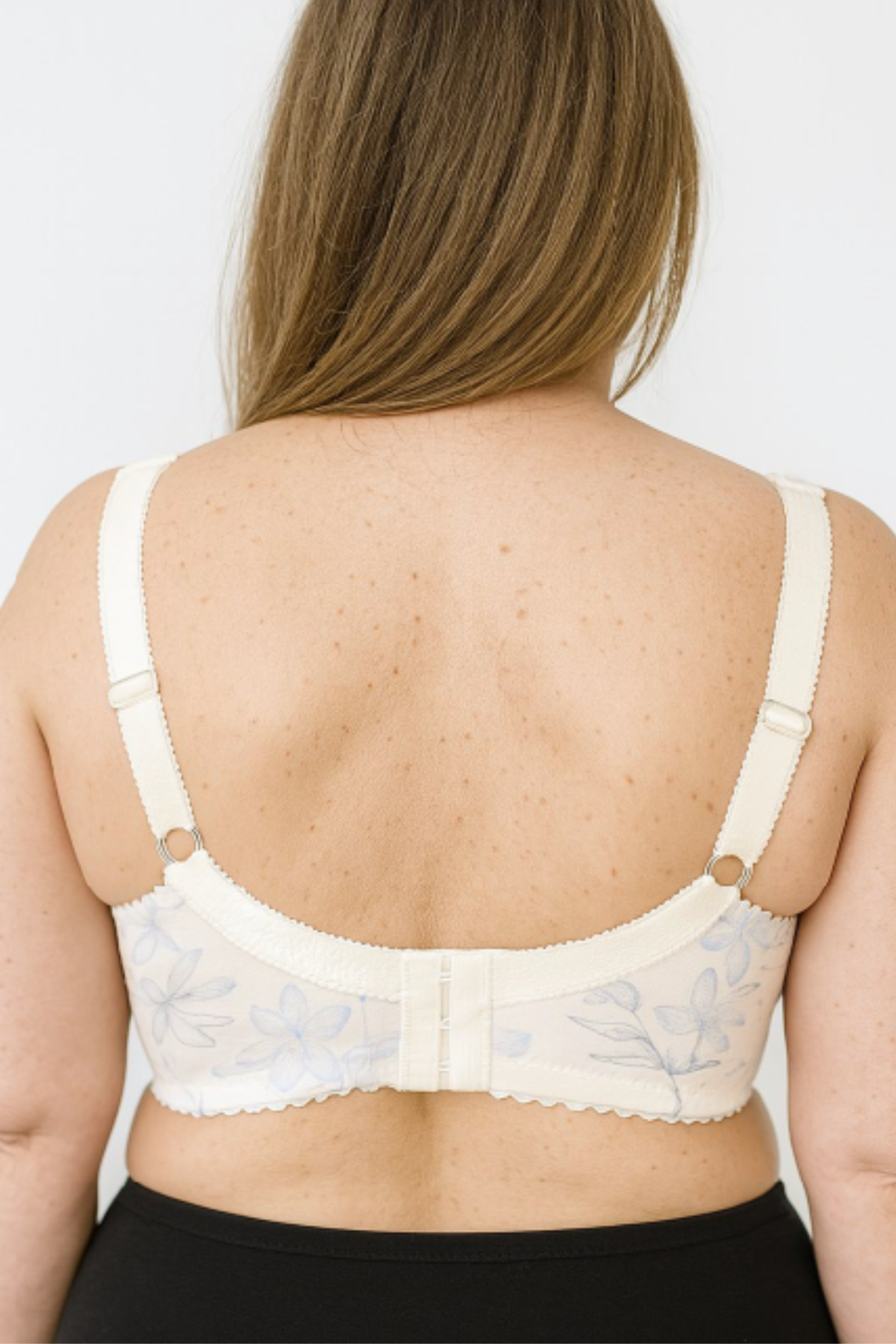 Amelia medvilninė vizualiai mažinanti liemenėlė be lankelių