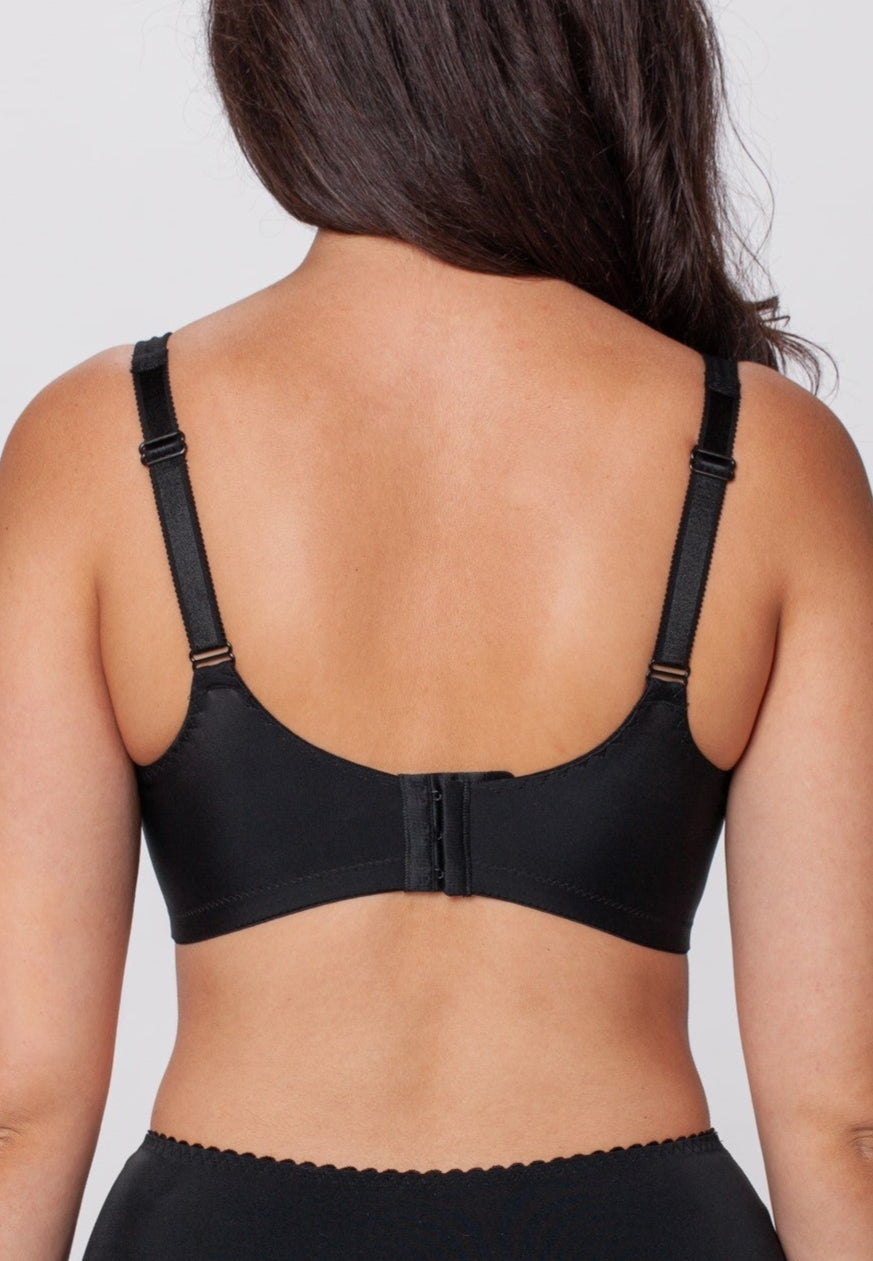 SKY non-wired minimizer bra in black