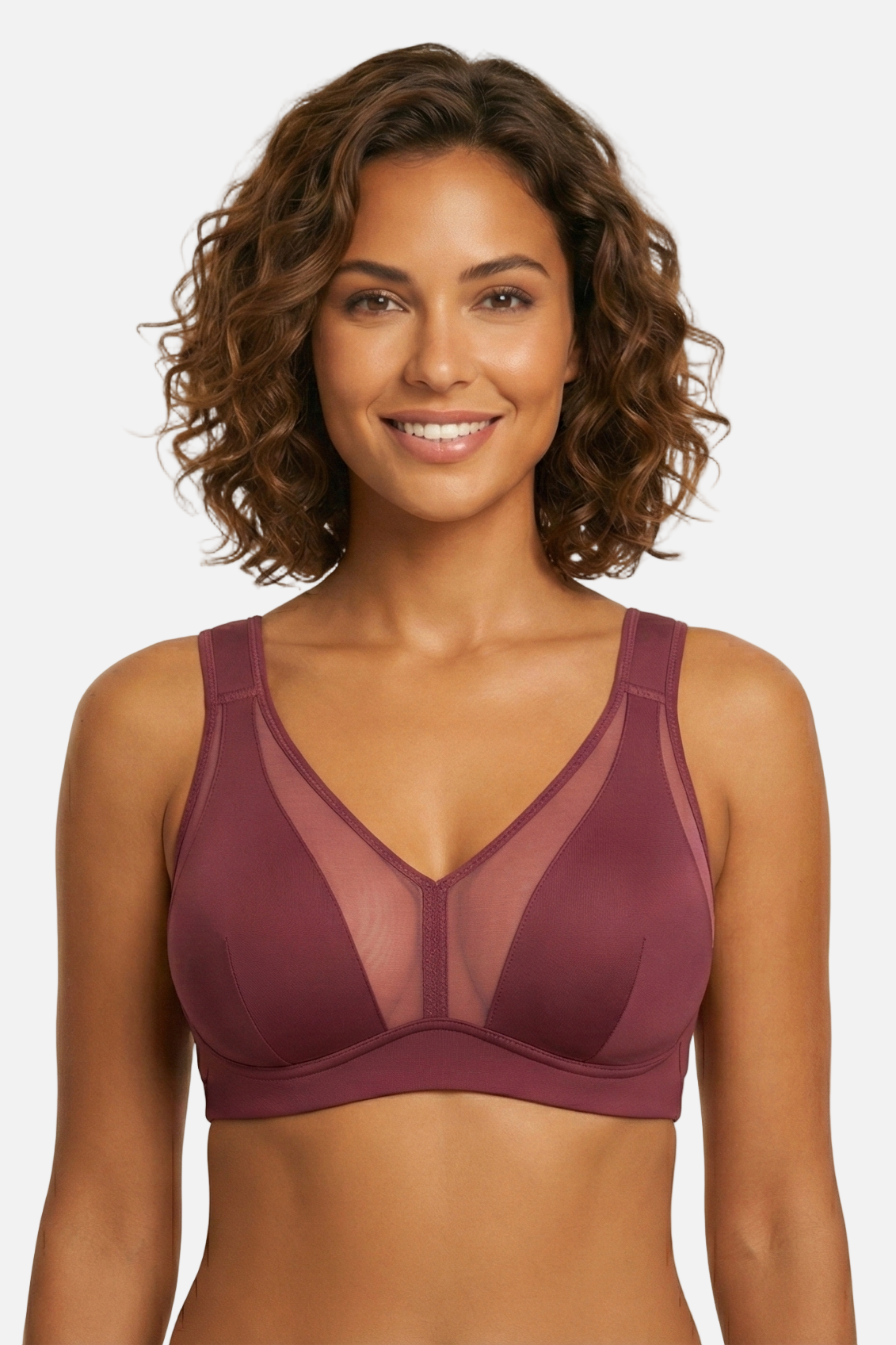 Koti non-wired bra in ruby