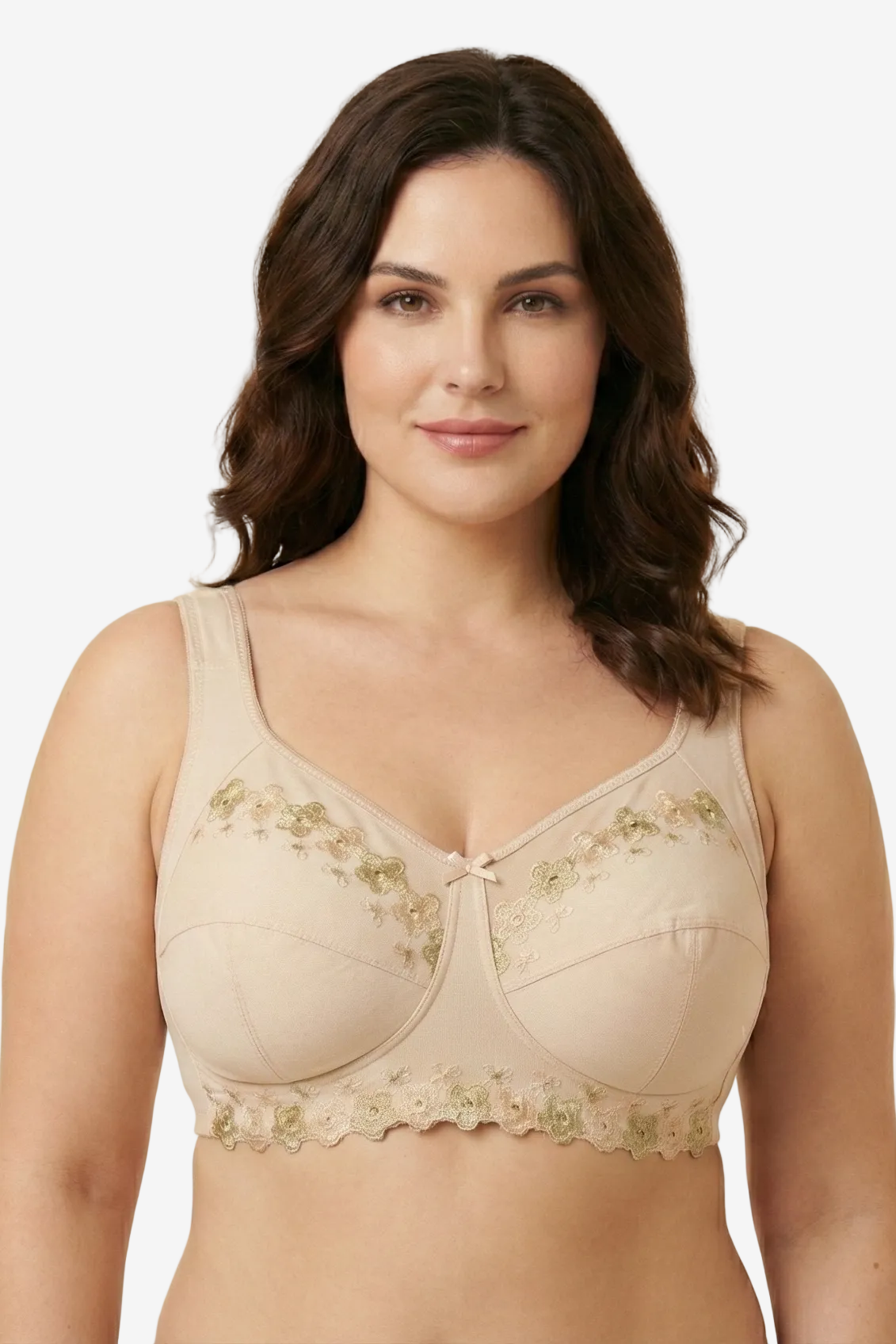 Lina constructive non-wired bra in beige
