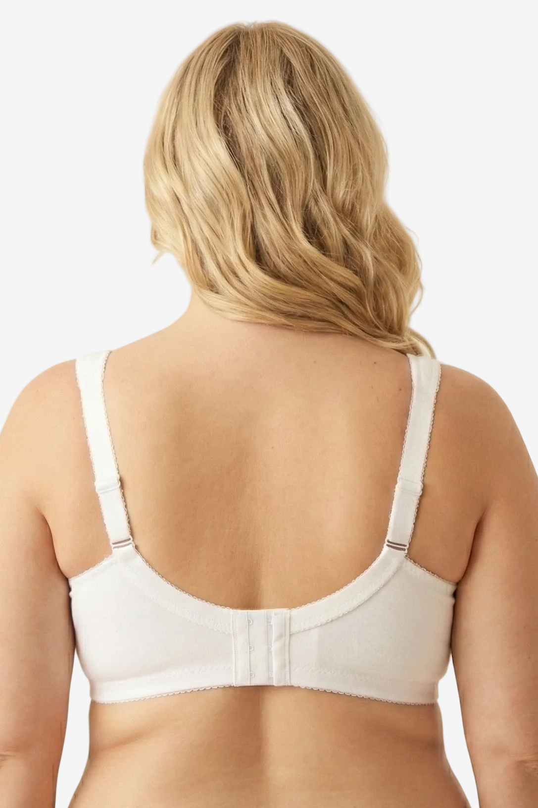 Luiza constructive non-wired bra in white