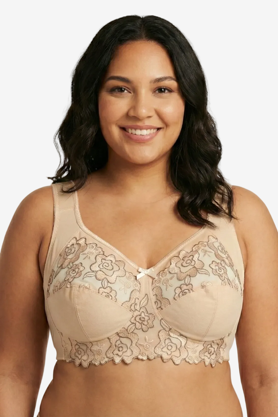 Luiza constructive non-wired bra in beige