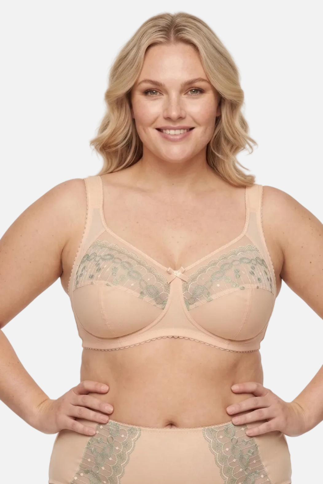 Luiza constructive non-wired bra in beige