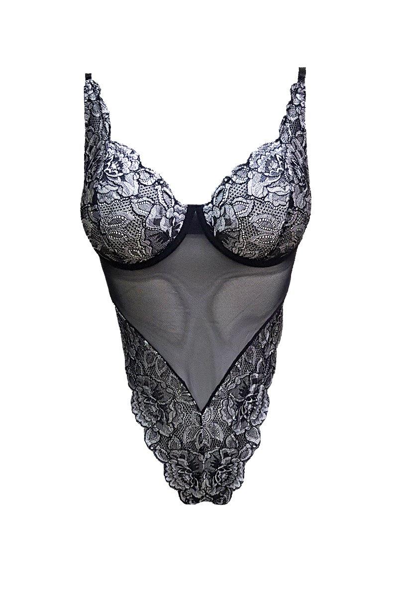 Salome wired lace thong body - kudreshov
