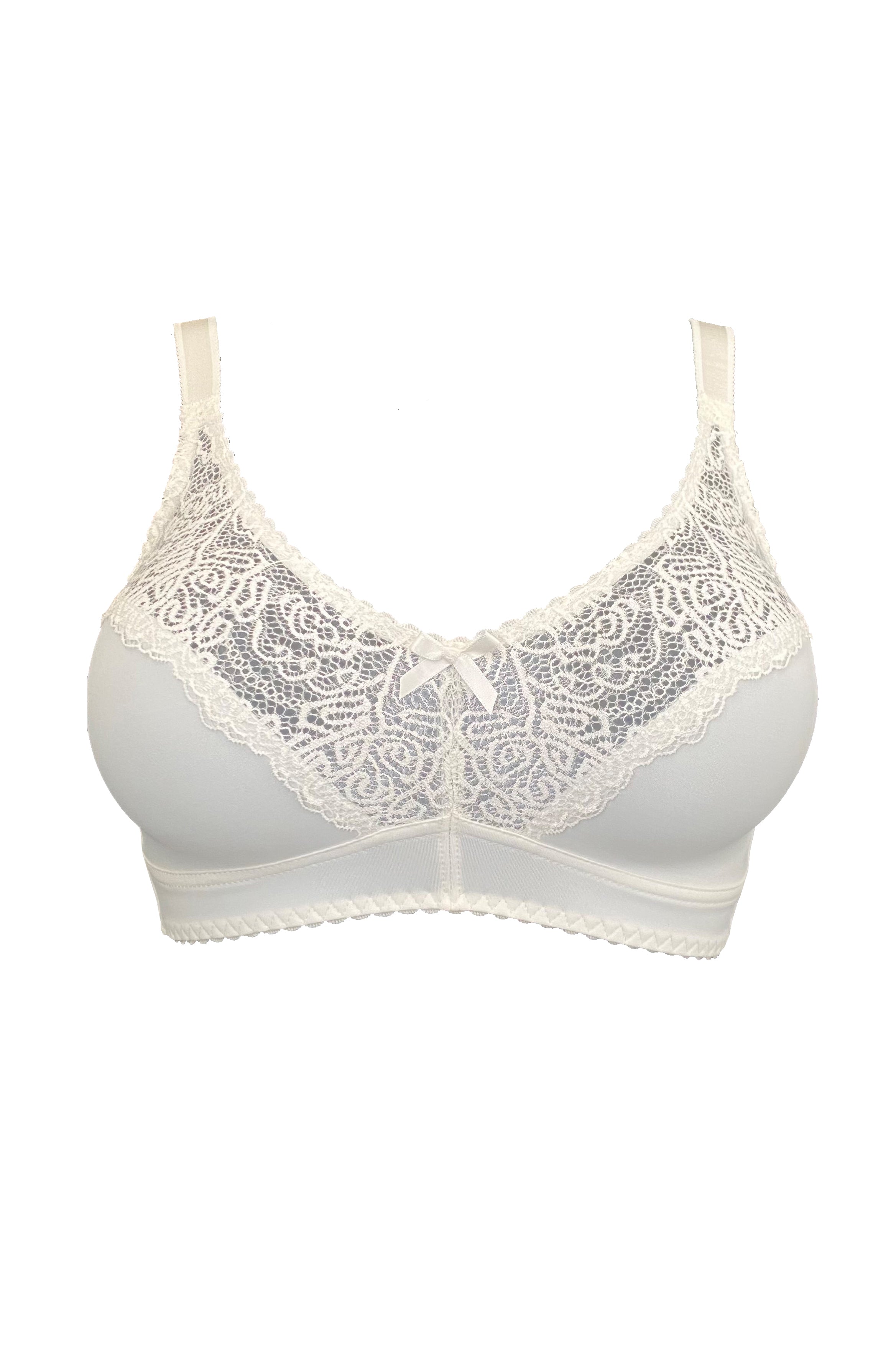 Sofia non-wired bra in ivory