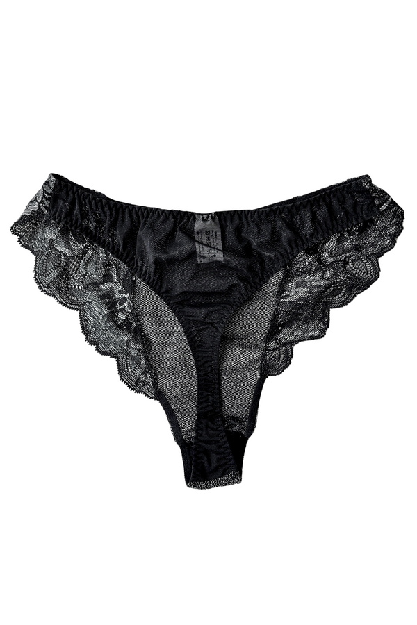 Simone high waist lace thong