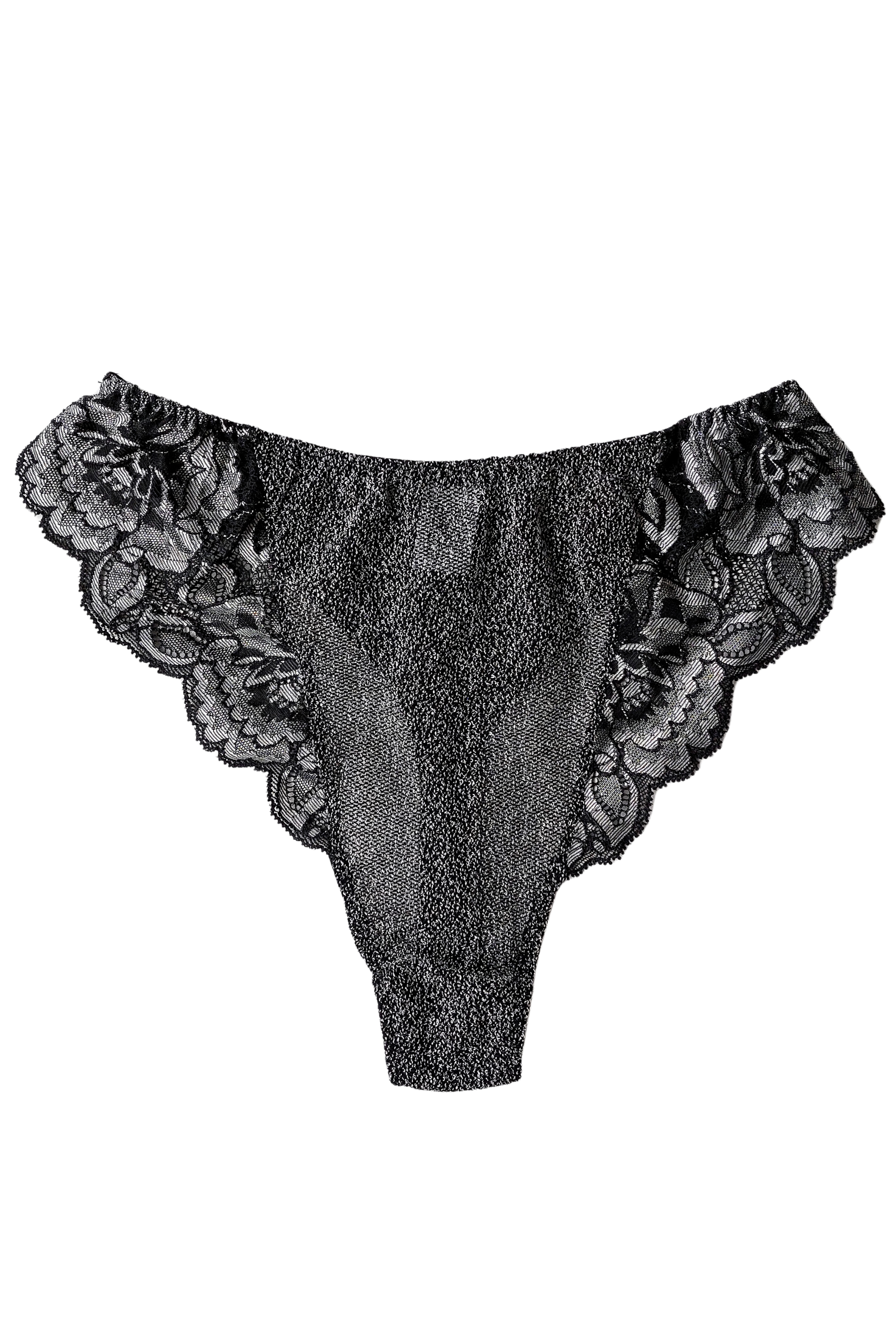 Simone high waist lace thong