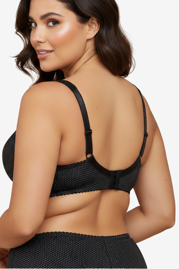 Ameliana medvilninė vizualiai mažinanti liemenėlė be lankelių