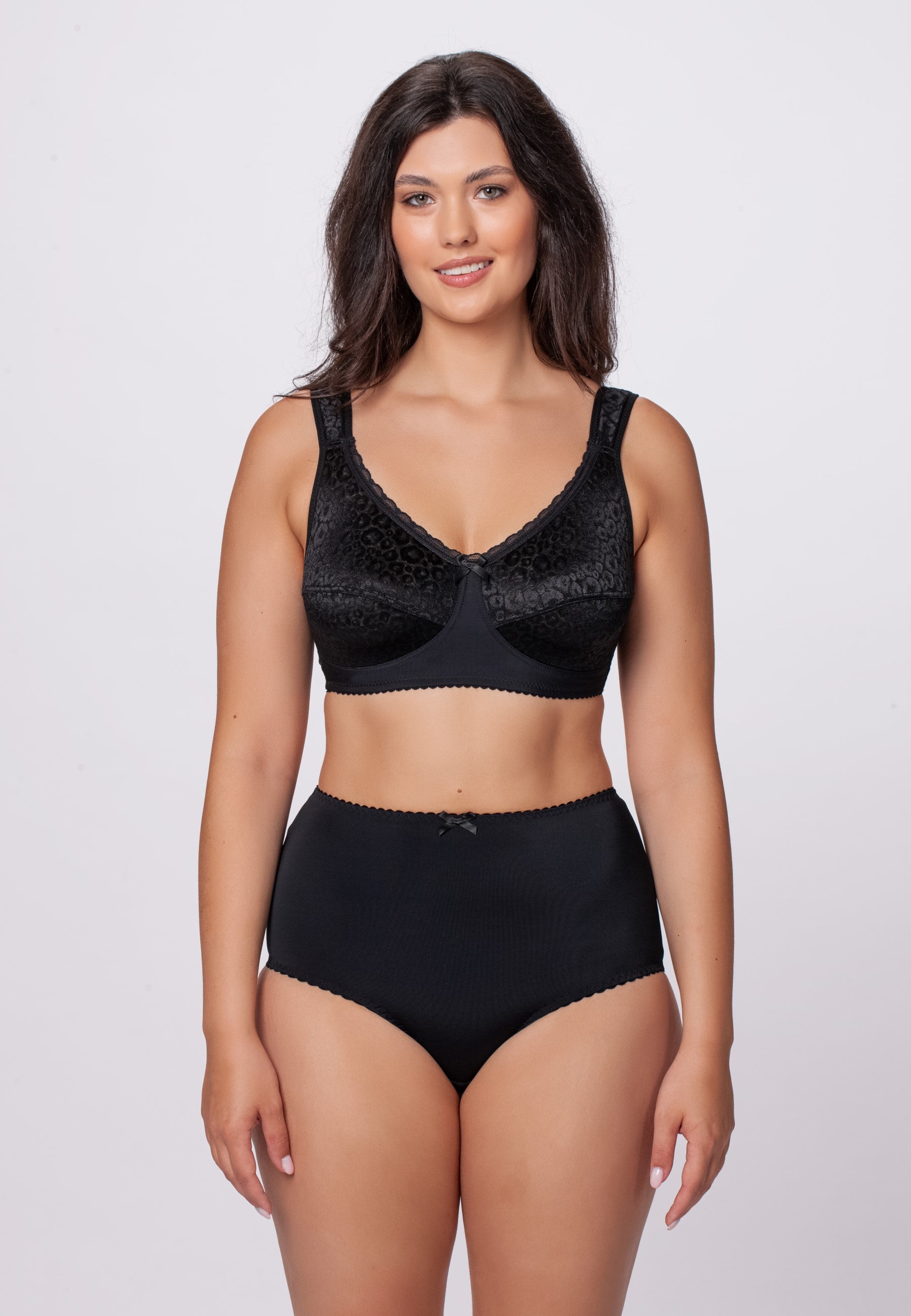 Liana non-wired bra in black