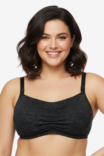 Macy medvilninė liemenėlė maitinančioms mamoms