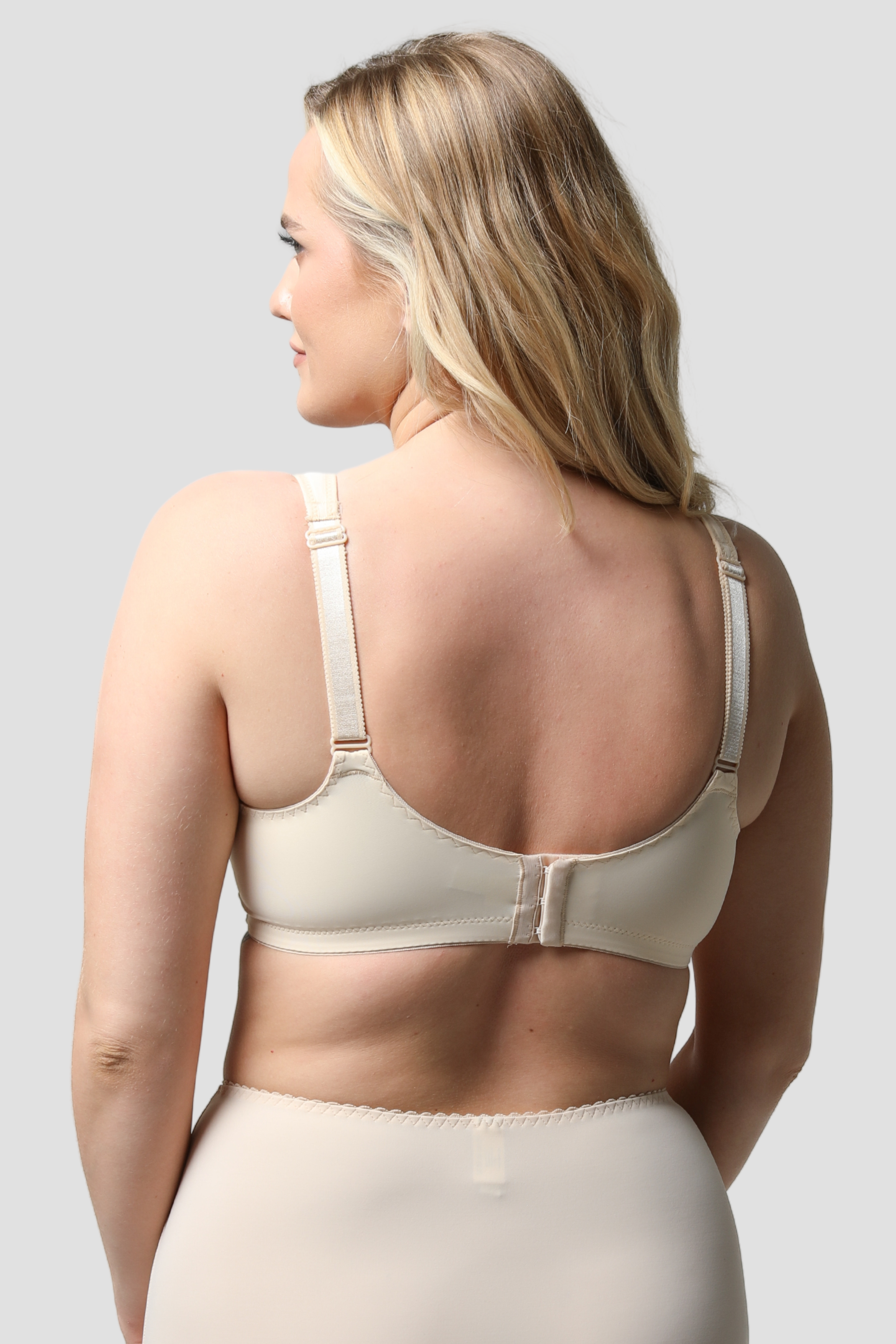 Silvia non-wired minimizer bra in beige