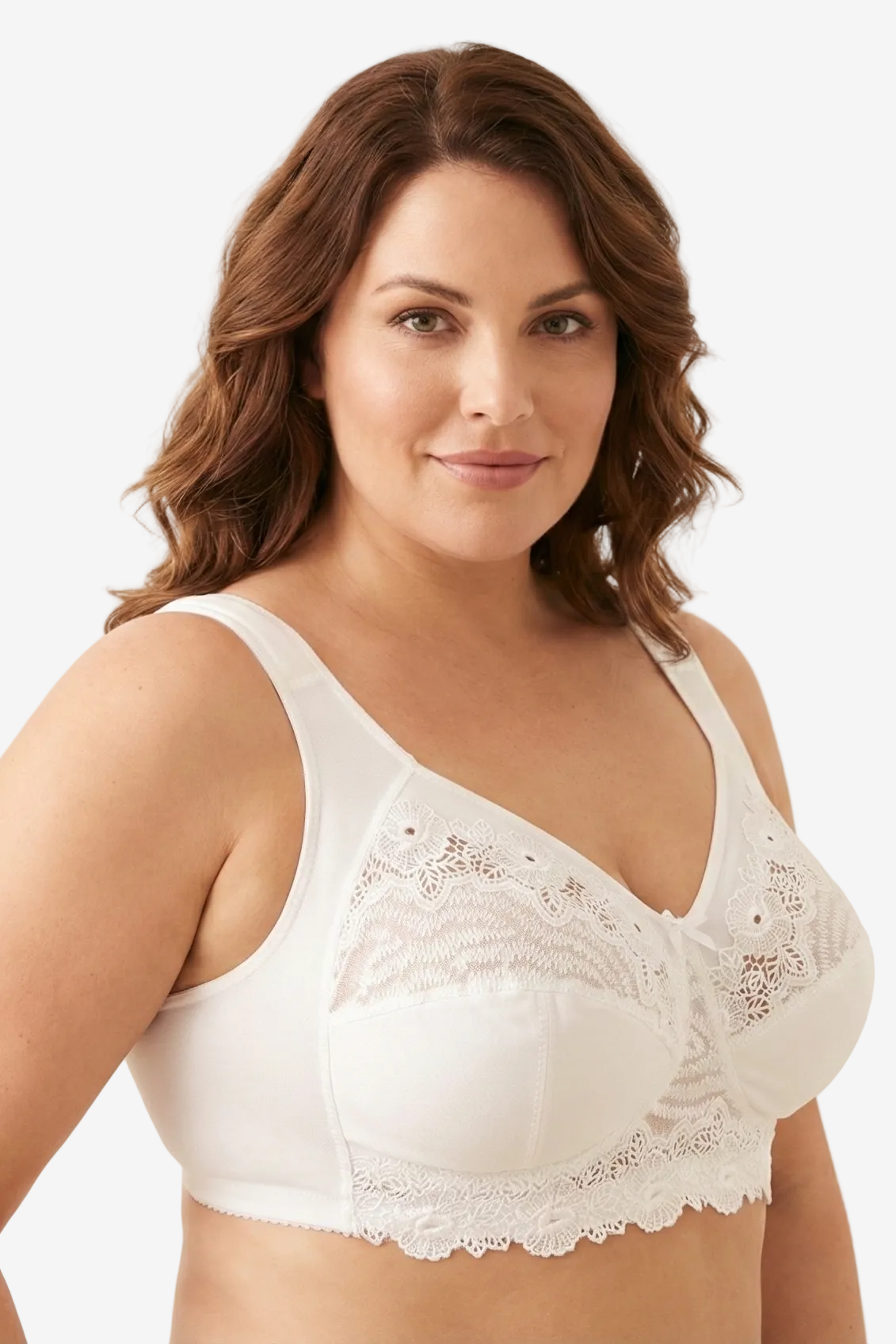 Lina constructive non-wired bra in white