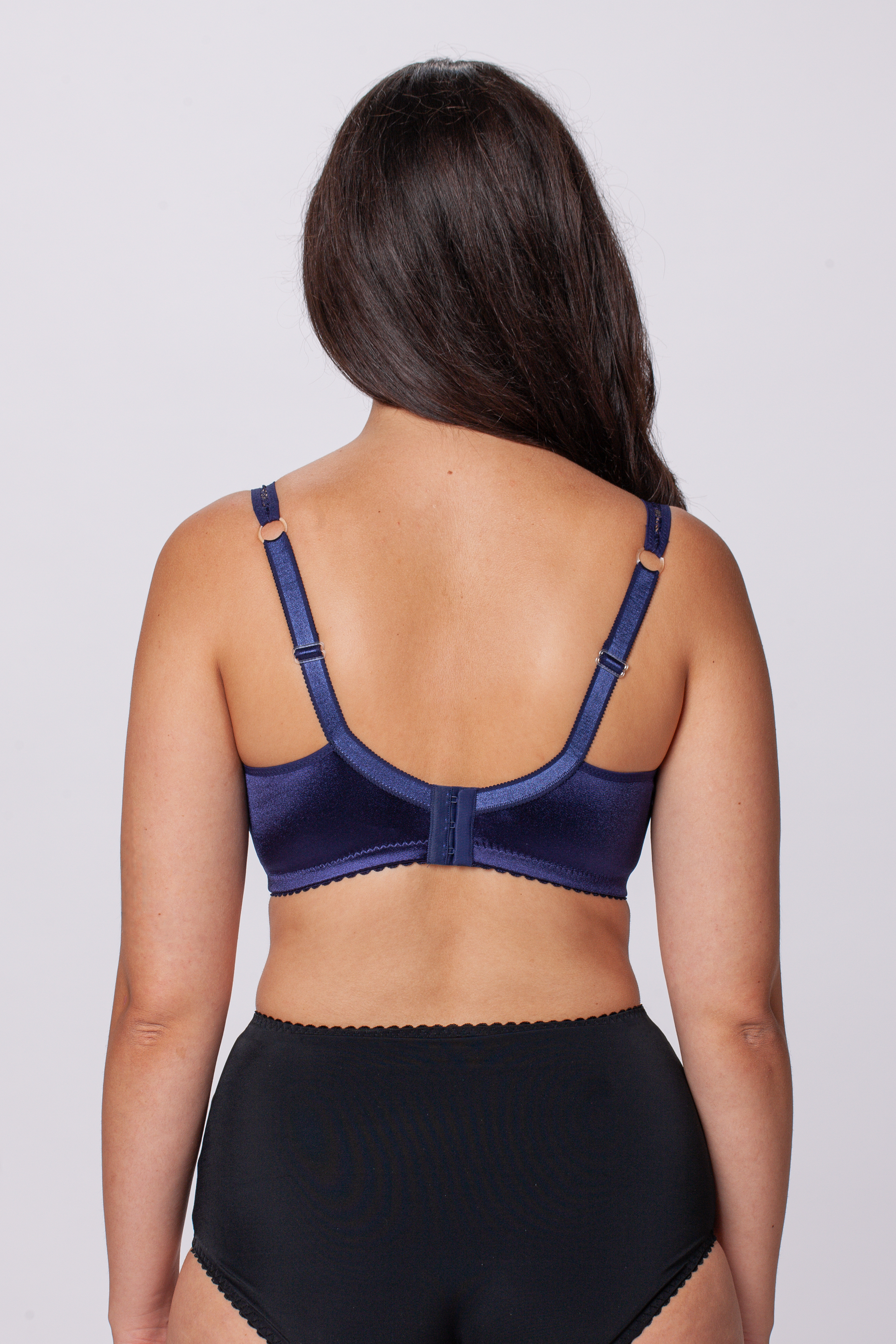 Helen non-wired bra B-C in navy