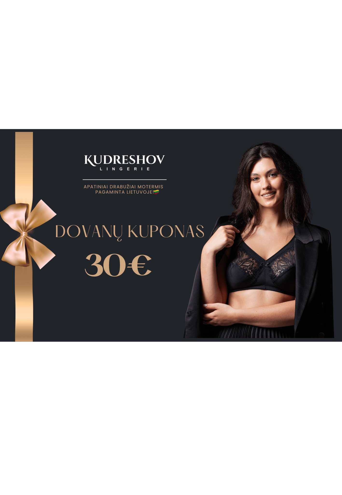 30€ Printed Kudreshov Lingerie Gift Card