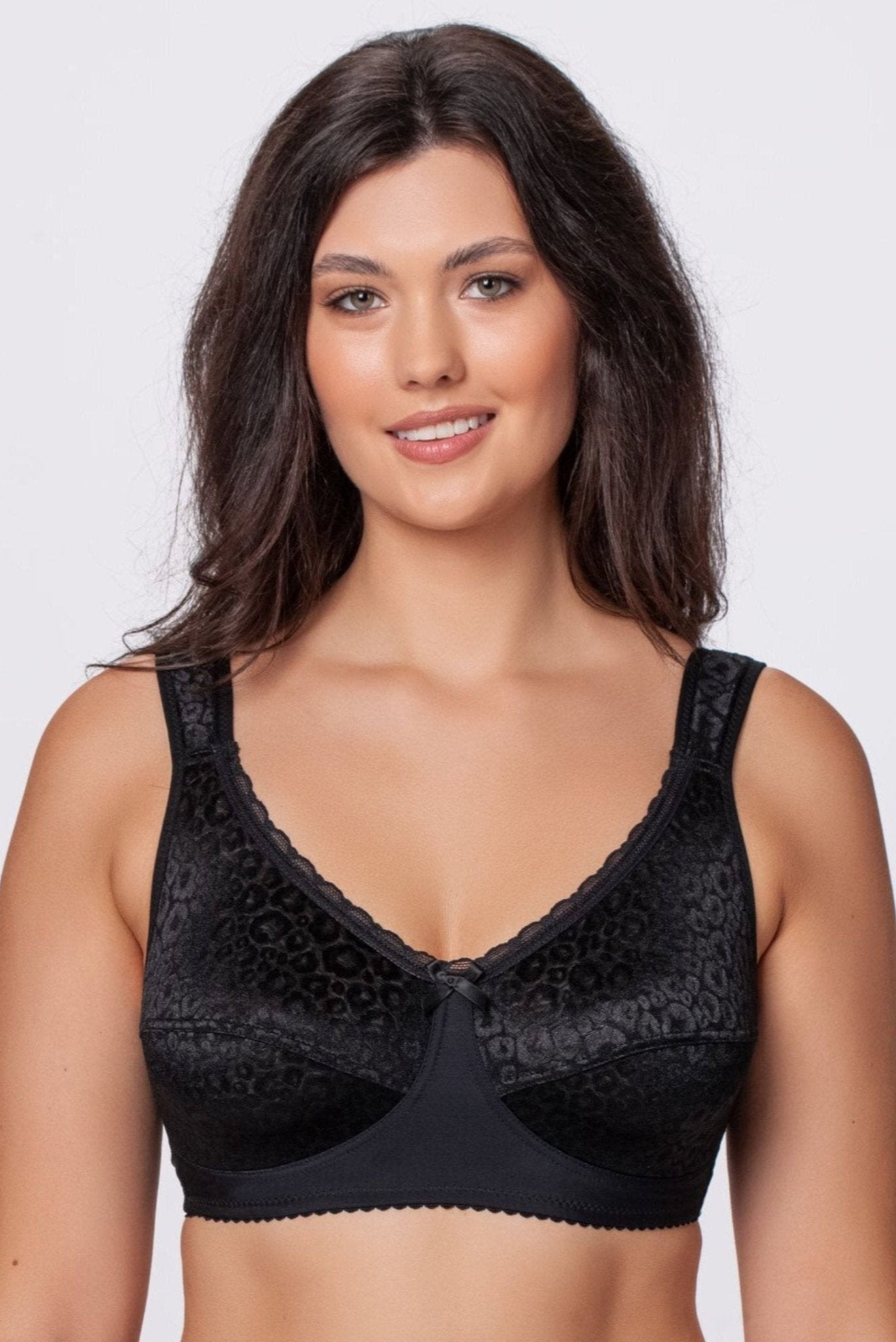 Liana non-wired bra in black