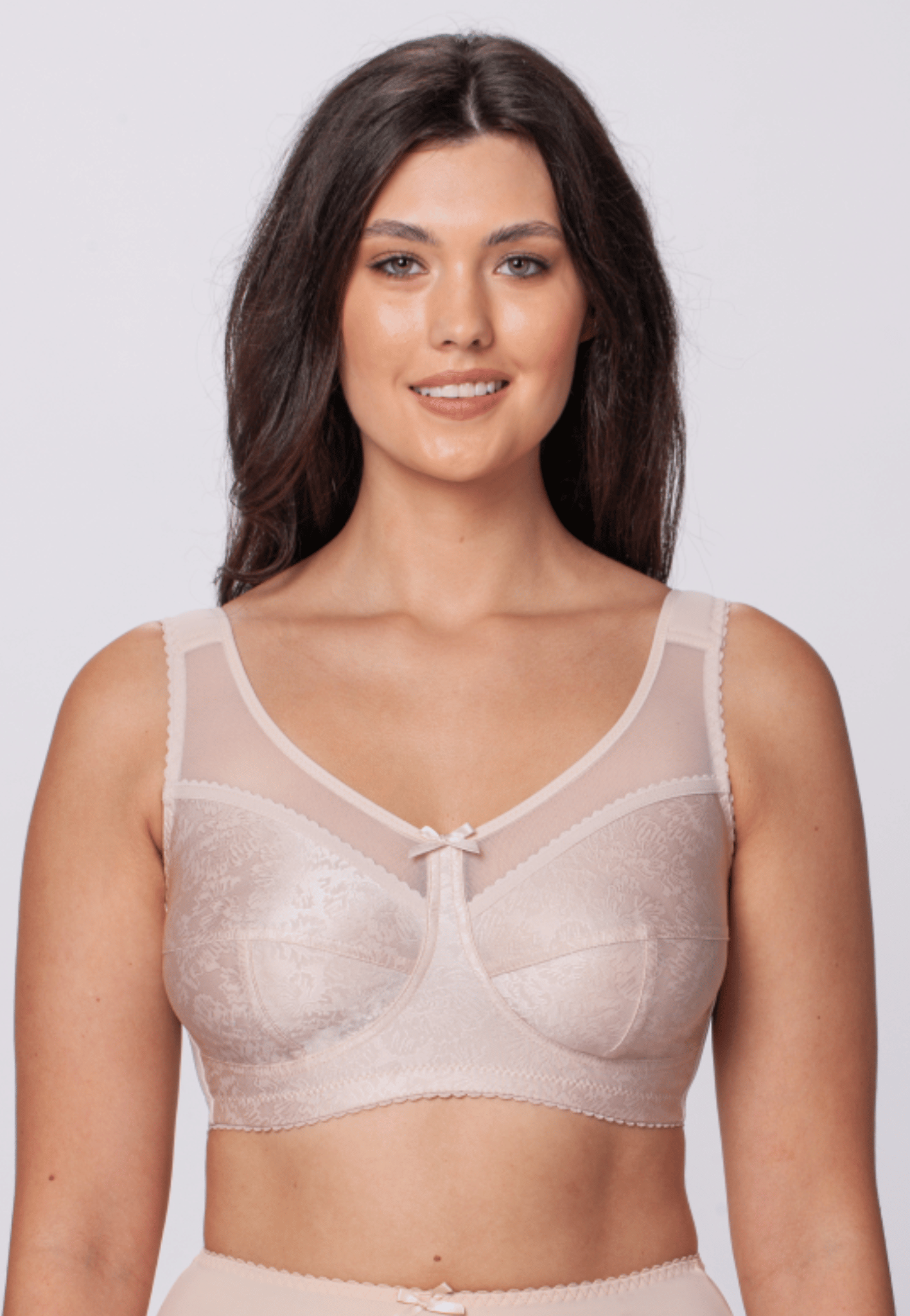 Pamela non-wired bra in beige