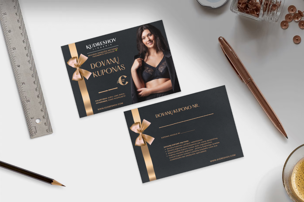 30€ Printed Kudreshov Lingerie Gift Card