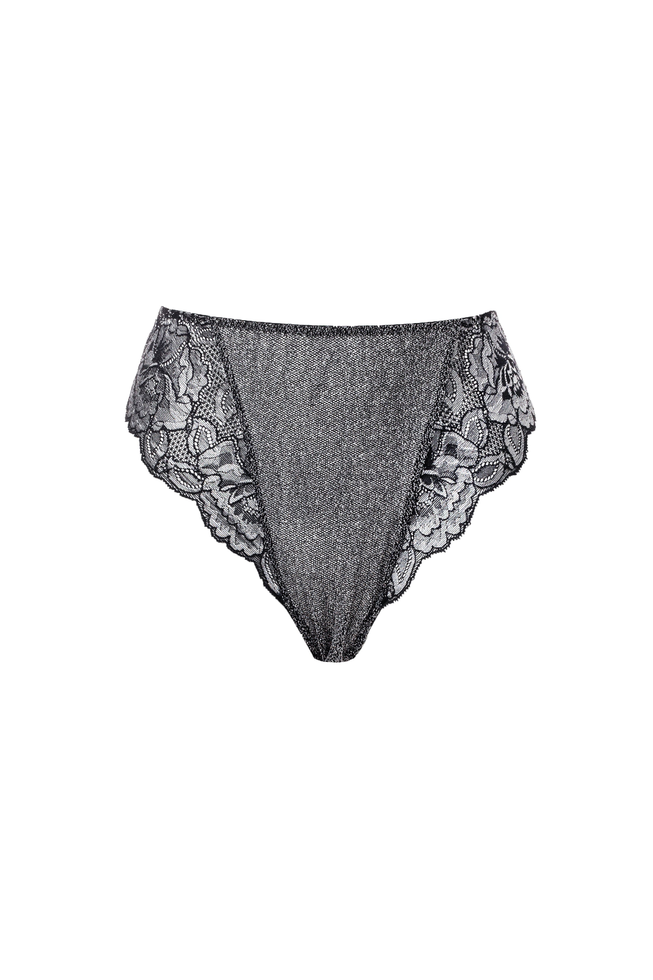 Simone high waist lace thong