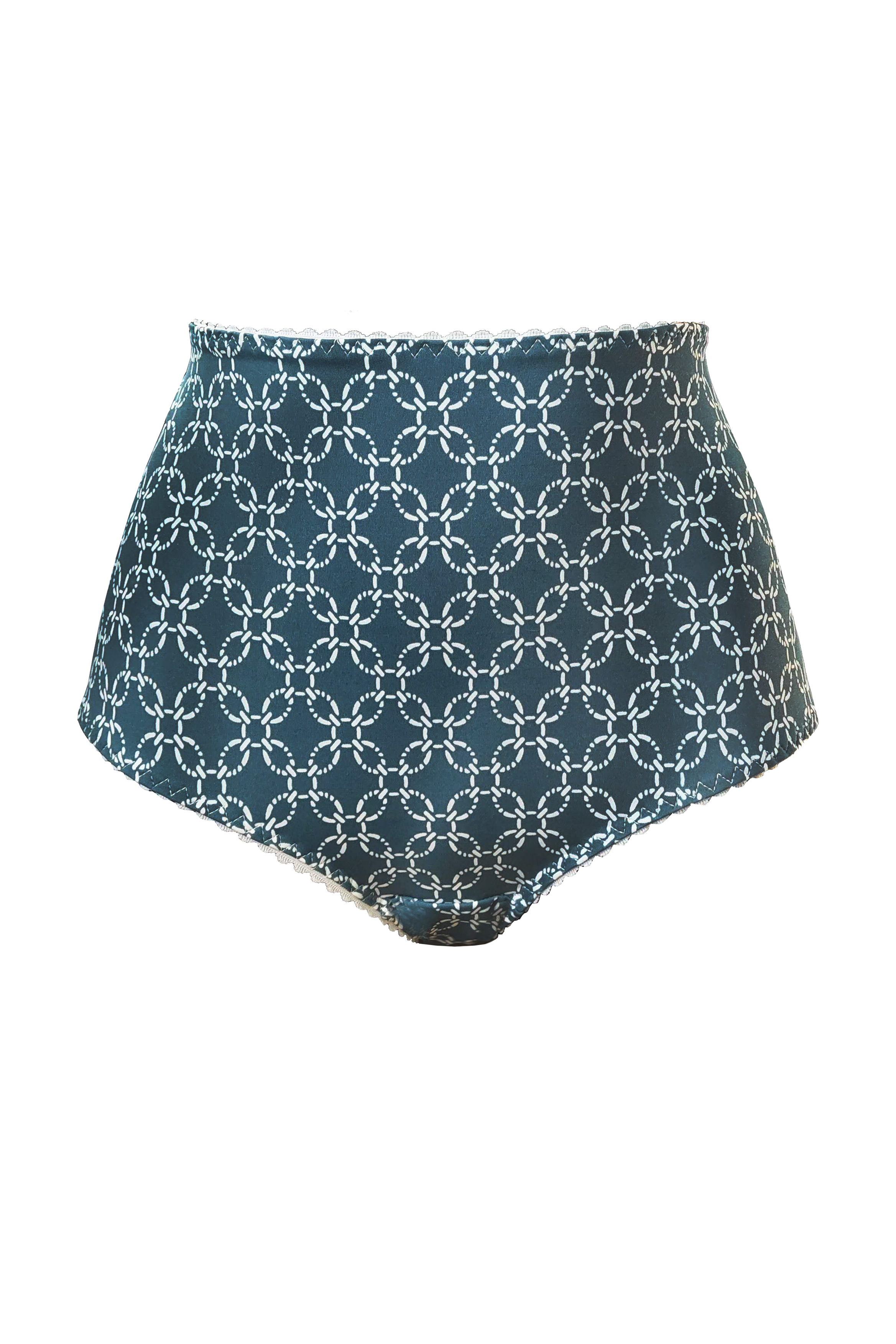 Niah high waist panties in blue