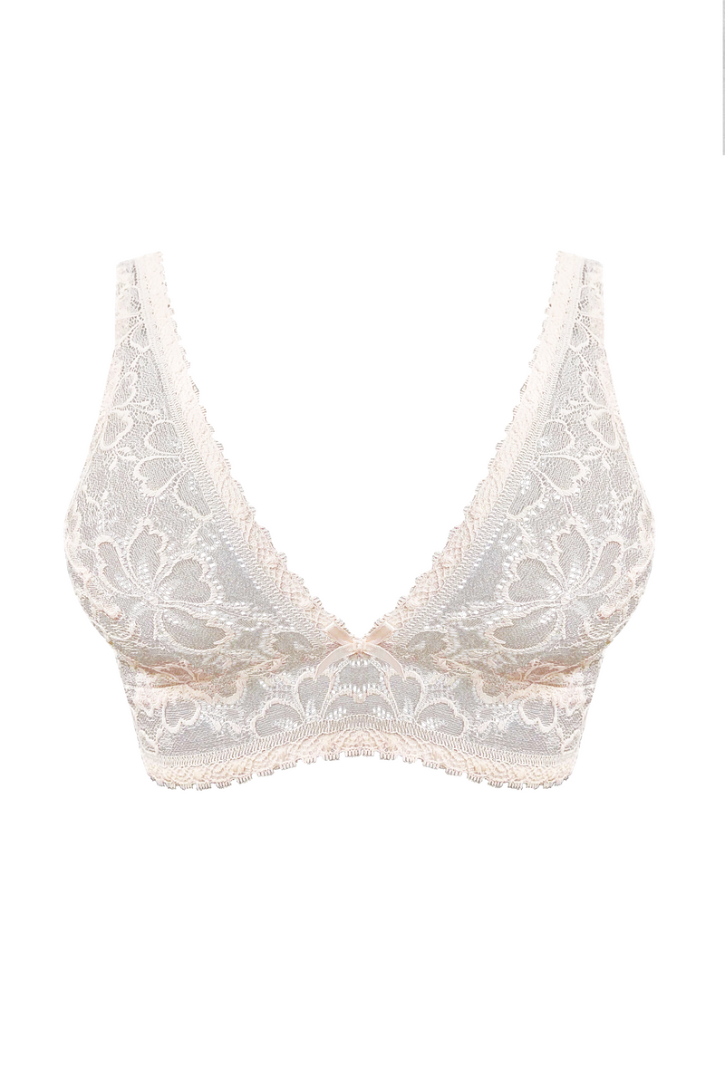 Noa non-wired floral lace bralette B-D