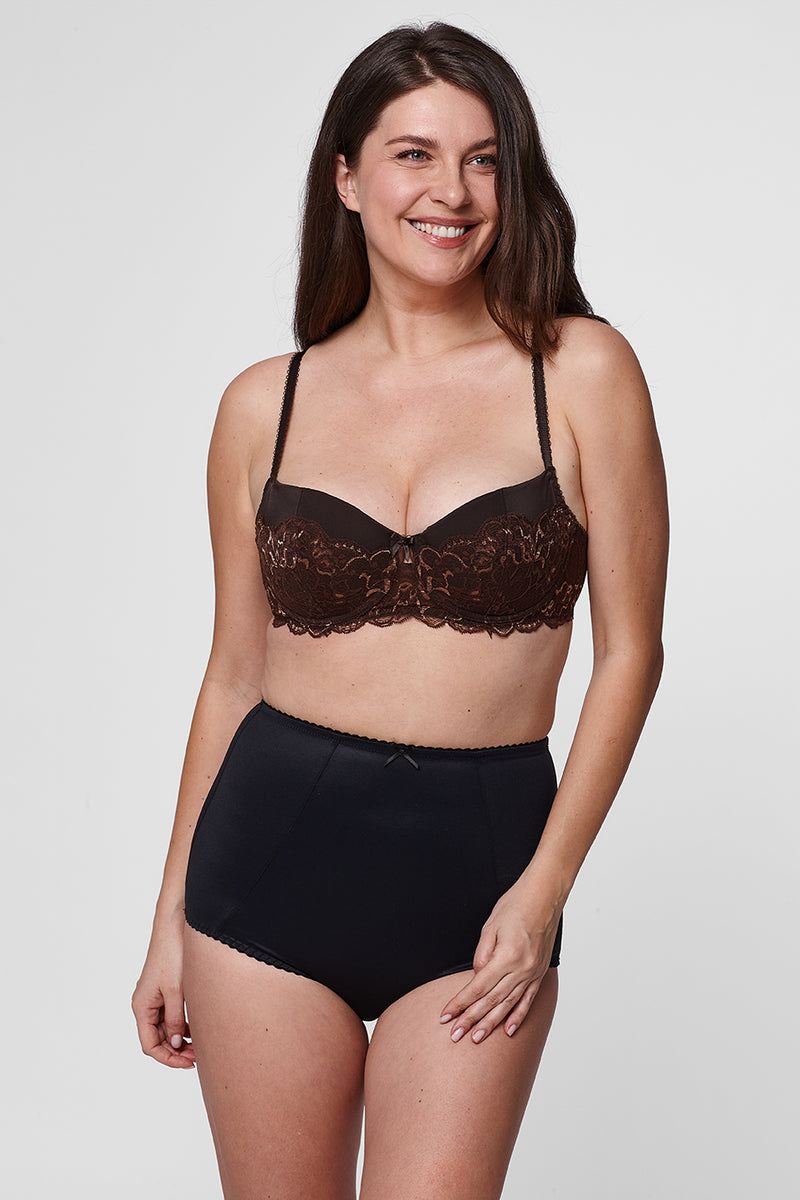 Liv underwired padded bra with lace C-E