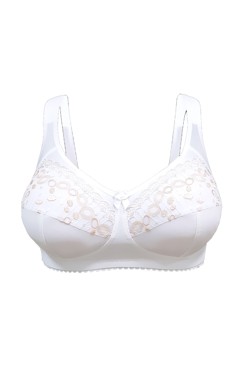 Summer non-wired soft bra with lace E-G