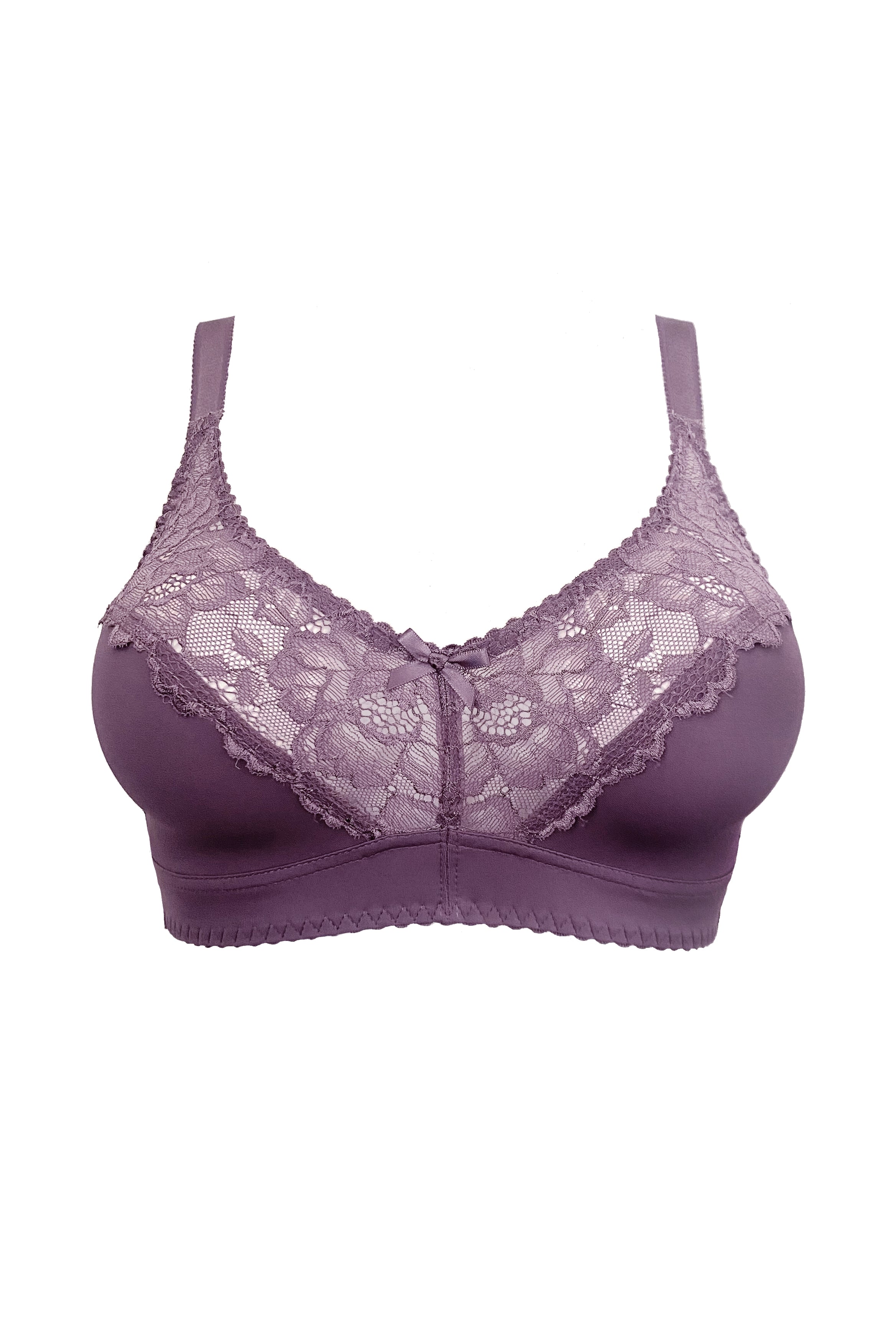 Sofia non-wired bra in purple