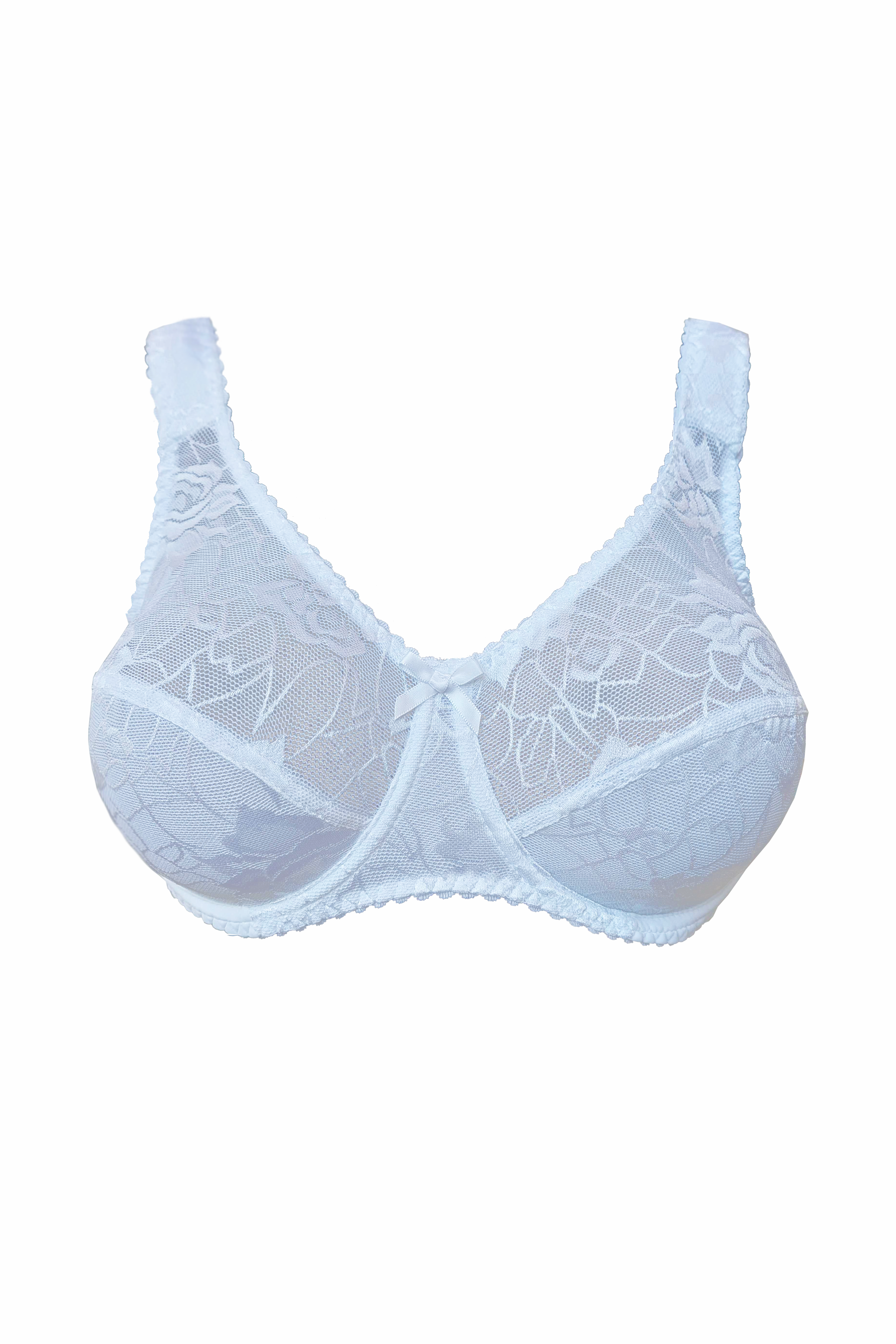 Savanna underwired lace bra in white