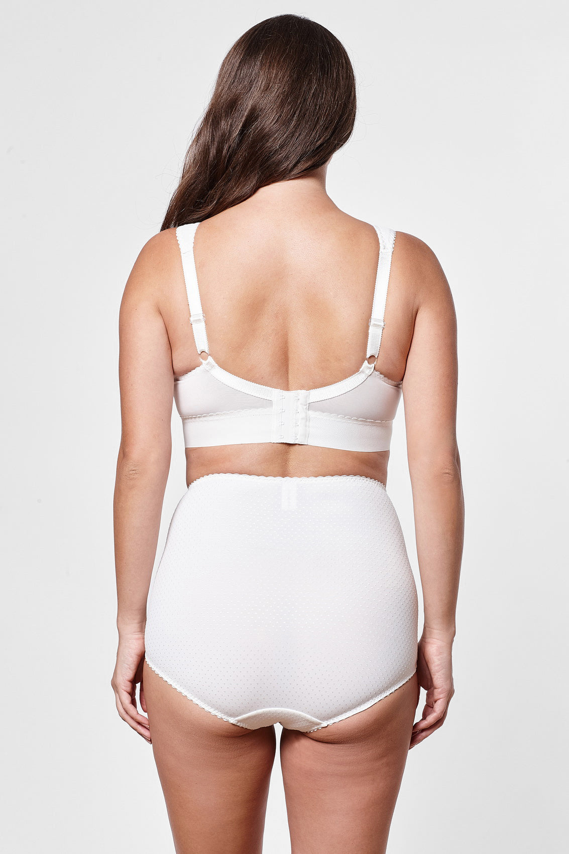 Katia high waist medium control panties in ivory