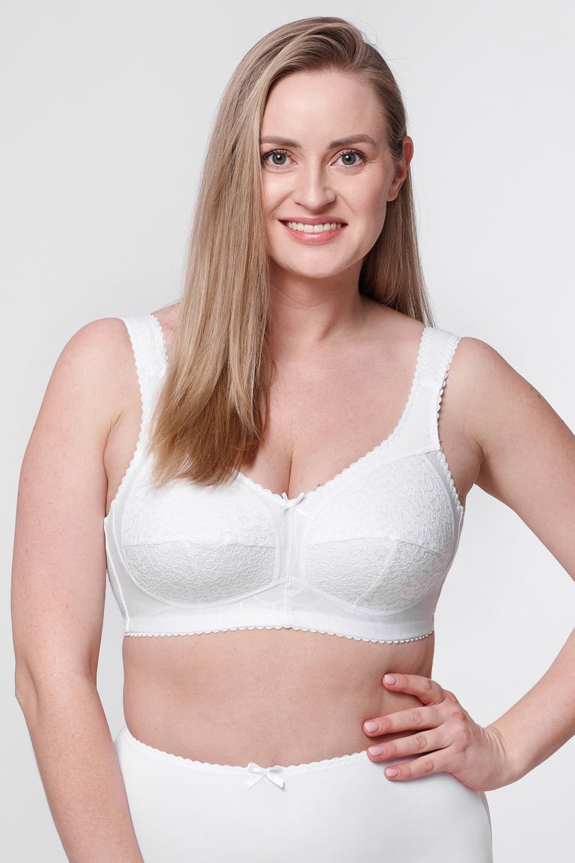 Banks constructive non-wired bra in white