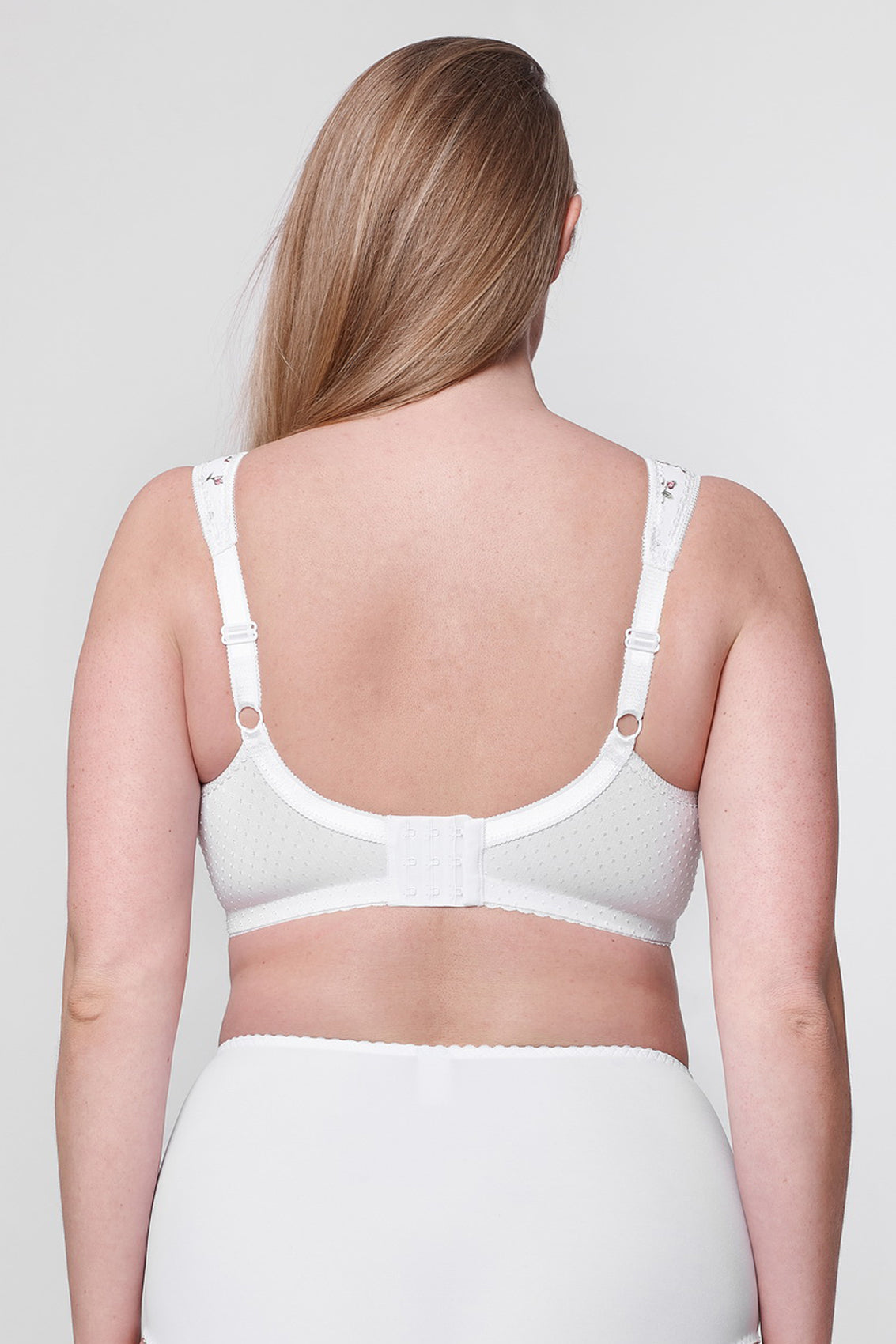 Benedetta non-wired soft bra in white