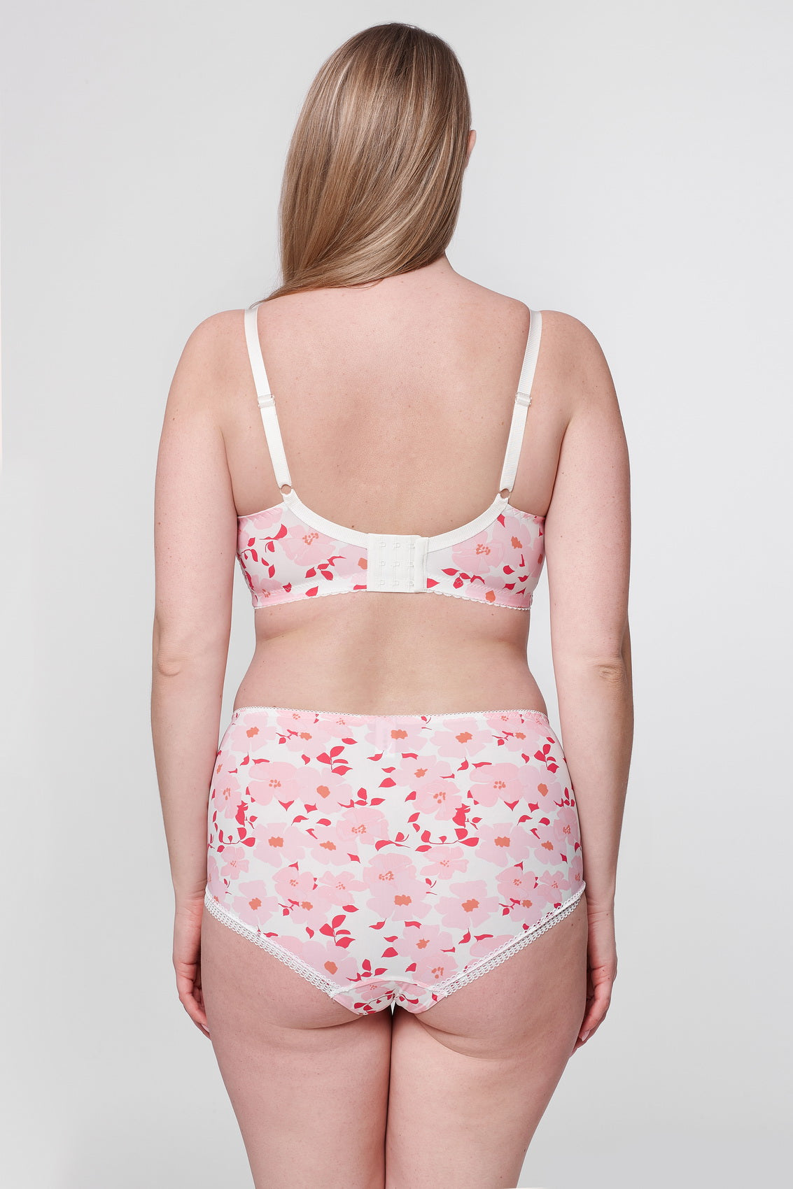 Odette non-wired microfiber mastectomy bra in pink