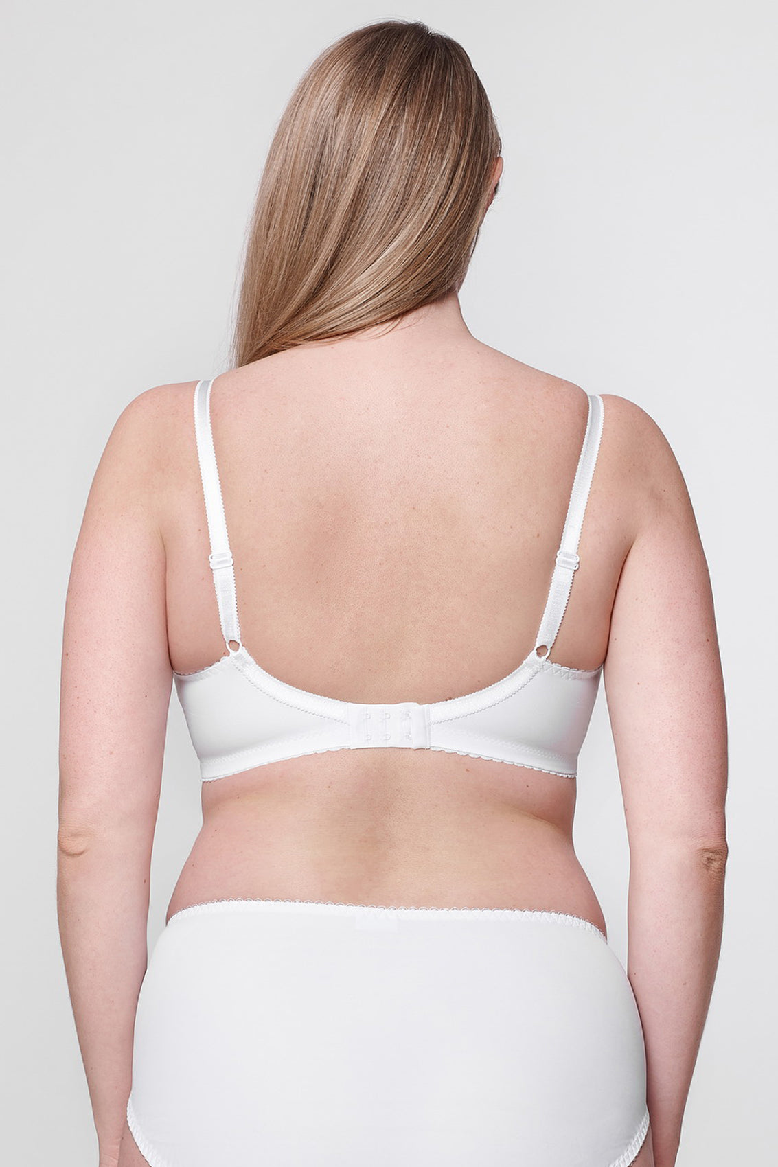 Odilia non-wired mastectomy bra in white