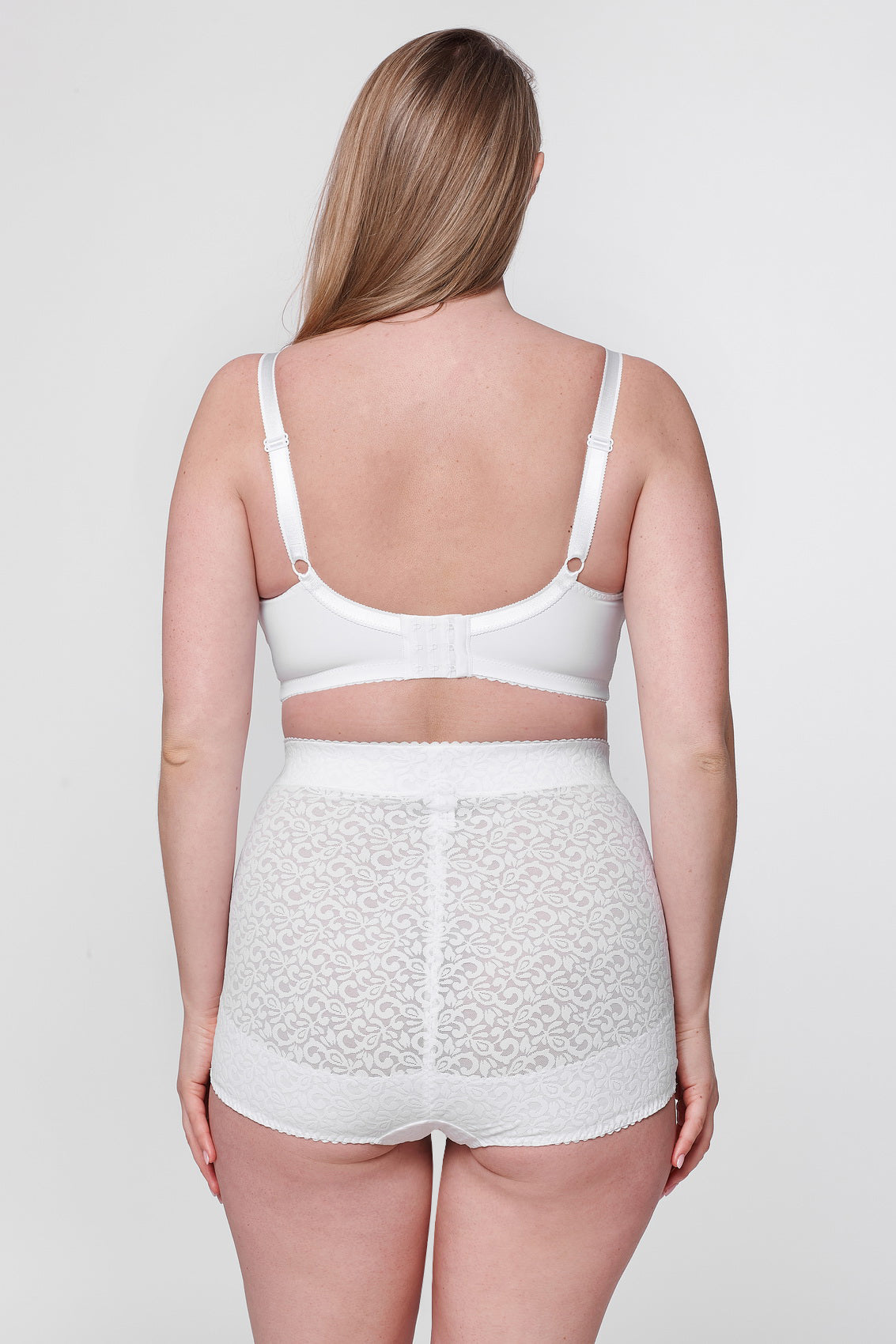 Oresta non-wired mastectomy bra in white